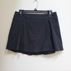 Brandy Melville A line mini skirt with shorts skort navy blue NWT 28 in